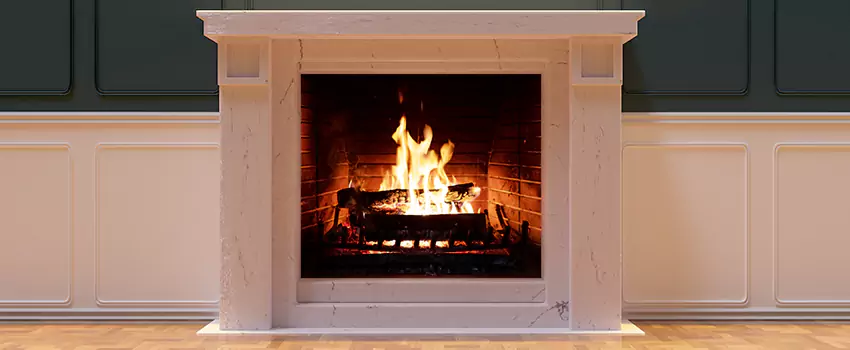 Decorative Electric Fireplace Installation in Marco Island, Florida