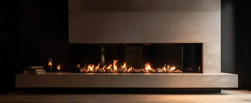 Gas Fireplace Ember Bed Design Services in Marco Island, Florida